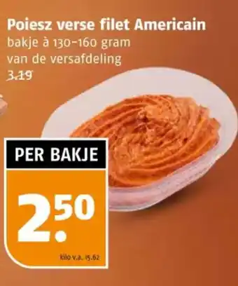 Poiesz Poiesz verse filet Americain aanbieding