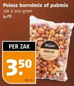 Poiesz Poiesz borrelmix of pubmix aanbieding