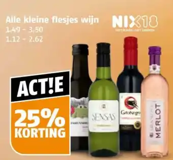 Poiesz Alle kleine flesjes wijn aanbieding