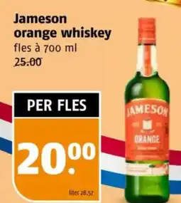 Poiesz Jameson orange whiskey aanbieding