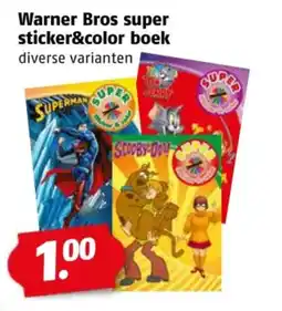 Poiesz Warner Bros super sticker&color boek aanbieding
