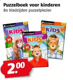 Poiesz Puzzelboek voor kinderen aanbieding
