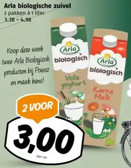 Poiesz Arla biologische zuivel aanbieding