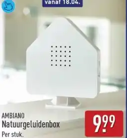 ALDI Ambiano Natuurgeluidenbox aanbieding
