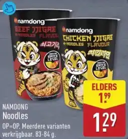 ALDI Namdong noodles aanbieding