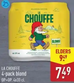 ALDI La chouffe 4-pack blond aanbieding