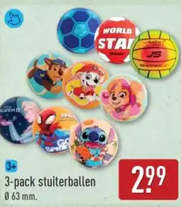 ALDI 3-pack stuiterballen aanbieding