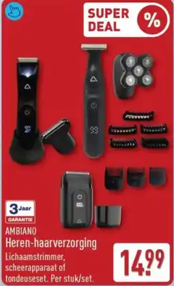 ALDI Ambiano Heren-haarverzorging aanbieding