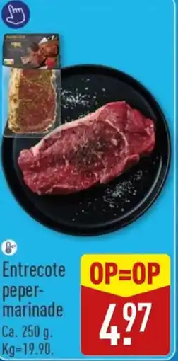 ALDI Entrecote peper- marinade aanbieding