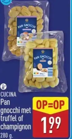 ALDI Cucina gnocchi met truffel of champignon aanbieding