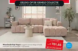 Woonsquare Woonlandschap Vogue aanbieding