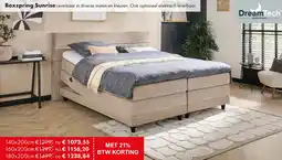 Woonsquare Boxspring Sunrise aanbieding