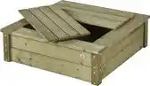 Bol.com Talen zandbak - Met deksel - 100x100 cm aanbieding