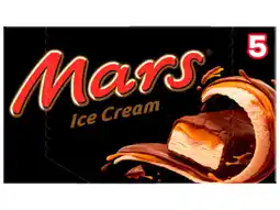 Hoogvliet Mars Ice cream aanbieding