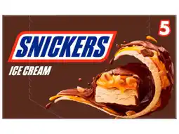 Hoogvliet Snickers Ice cream aanbieding