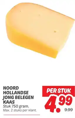 Dekamarkt NOORD HOLLANDSE JONG BELEGEN KAAS aanbieding