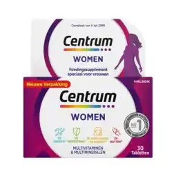 De Online Drogist Centrum Women Tabletten 30TB aanbieding
