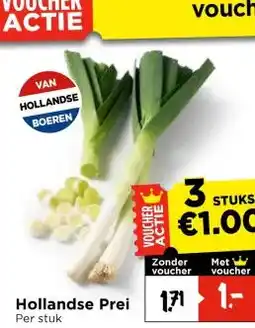 Vomar Voordeelmarkt Hollandse Prei aanbieding