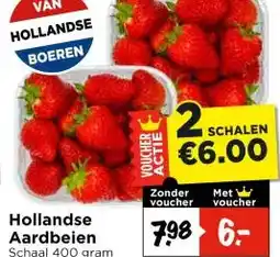 Vomar Voordeelmarkt Hollandse Aardbeien aanbieding