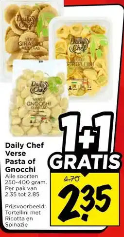 Vomar Voordeelmarkt Daily Chef Verse Pasta of Gnocchi aanbieding