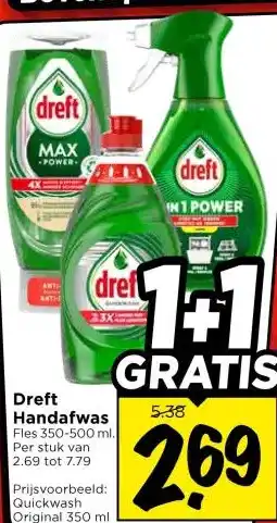 Vomar Voordeelmarkt Dreft Handafwas aanbieding