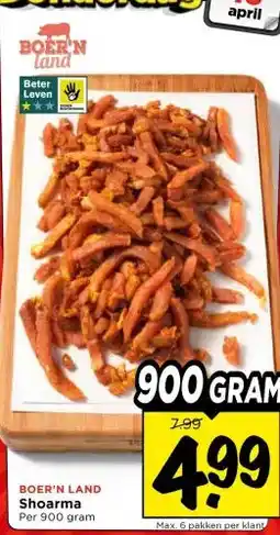 Vomar Voordeelmarkt Shoarma aanbieding