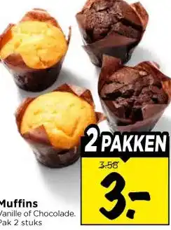Vomar Voordeelmarkt Muffins aanbieding