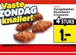 Vomar Voordeelmarkt Versgebakken Roomboter Croissants aanbieding