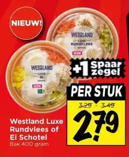 Vomar Voordeelmarkt Westland Luxe Rundvlees of Ei Schotel aanbieding