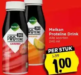 Vomar Voordeelmarkt Melkan Proteïne Drink aanbieding