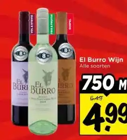 Vomar Voordeelmarkt El Burro Wijn aanbieding