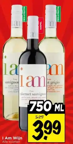 Vomar Voordeelmarkt I Am Wijn aanbieding