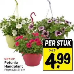 Vomar Voordeelmarkt Petunia Hangplant aanbieding