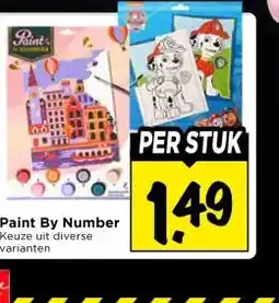 Vomar Voordeelmarkt Paint By Number aanbieding