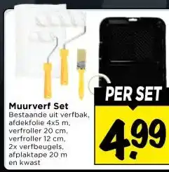 Vomar Voordeelmarkt Muurverf Set aanbieding
