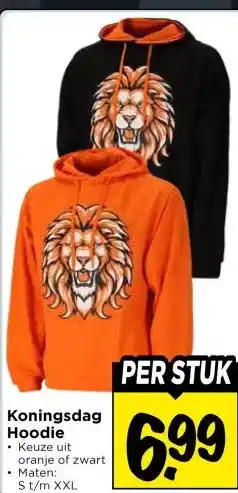 Vomar Voordeelmarkt Koningsdag Hoodie aanbieding