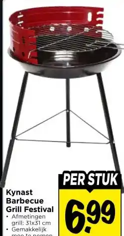 Vomar Voordeelmarkt Kynast Barbecue Grill Festival aanbieding