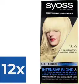 Bol.com Syoss - Haarverf - 13_0 - Ultra Plus Lightener - 115ml x 12 aanbieding