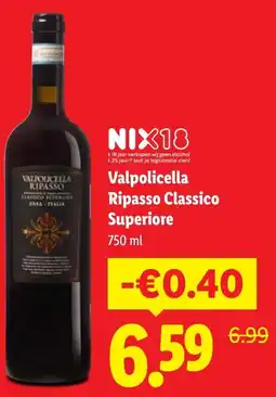 Lidl Valpolicella Ripasso Classico Superiore aanbieding