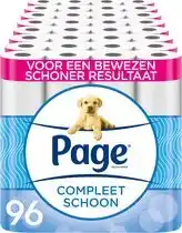 Bol.com Page toiletpapier - 96 rollen - Compleet Schoon wc papier - met een vleugje katoen aanbieding
