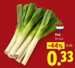 Lidl Prei aanbieding