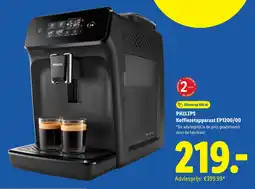 Lidl Philips Koffiezetapparaat EP1200/00 aanbieding