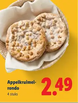 Lidl Appelkruimel Rondo aanbieding