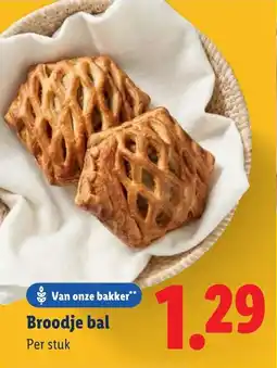 Lidl Broodje bal aanbieding