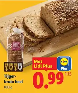 Lidl Tijger Bruin Heel aanbieding
