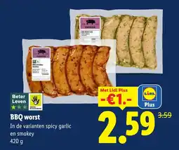 Lidl BBQ worst aanbieding