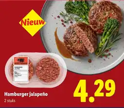 Lidl Hamburger Jalapeño aanbieding