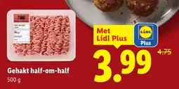Lidl Gehakt half-om-half aanbieding