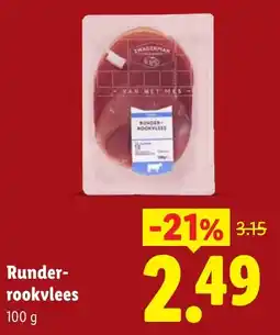 Lidl Runderrookvlees aanbieding
