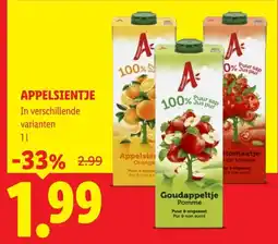 Lidl Appelsientje aanbieding